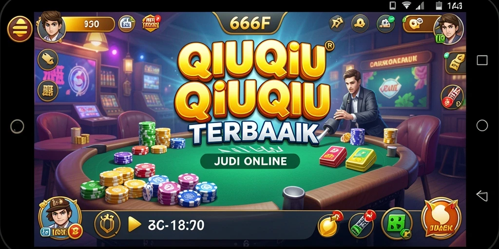 Gameplay seru dalam 666F dengan kartu QiuQiu.