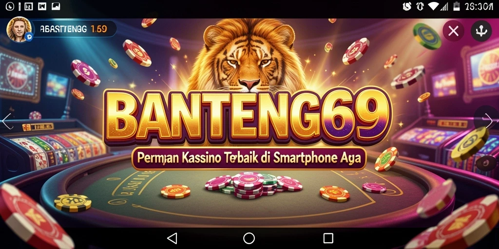 Tampilan gameplay seru di BANTENG69 dengan berbagai jenis permainan kasino.