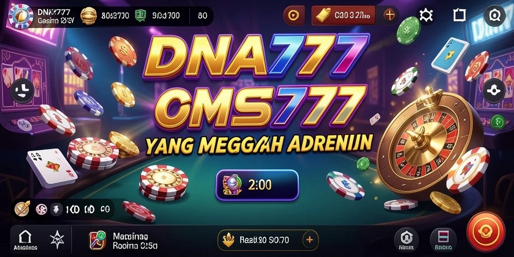 Tampilan menarik dari permainan Kasino di DNA777.