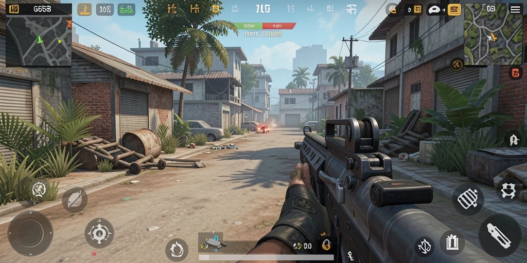 Tampilan gameplay G668 yang intens dan memikat.