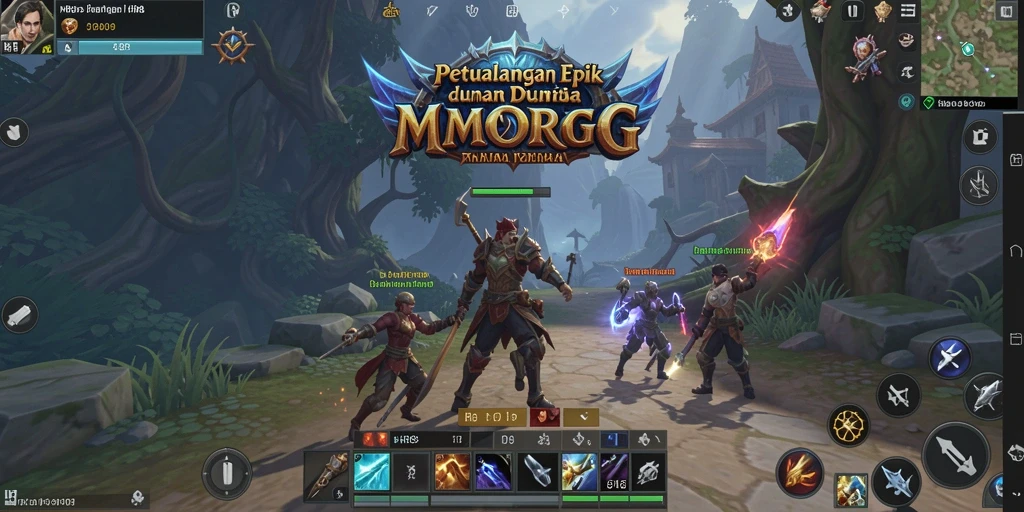 Tampilan gameplay HR89 yang mendebarkan dalam dunia MMORPG.