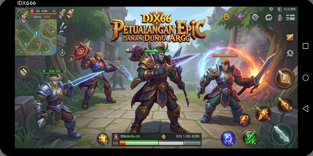 Tangkapan layar menunjukkan aksi pertarungan mendebarkan di dunia ARPG.