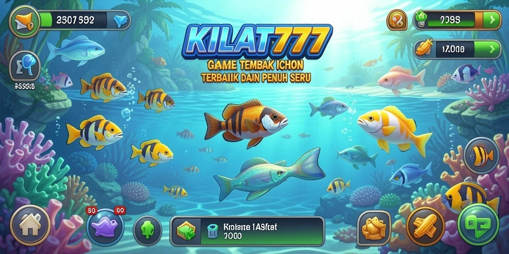 Tampilan gameplay KILAT777 yang seru saat menangkap ikan.