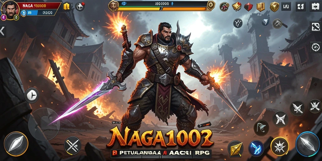 Tampilan gameplay epik dalam NAGA1001 dengan aksi yang dinamis.
