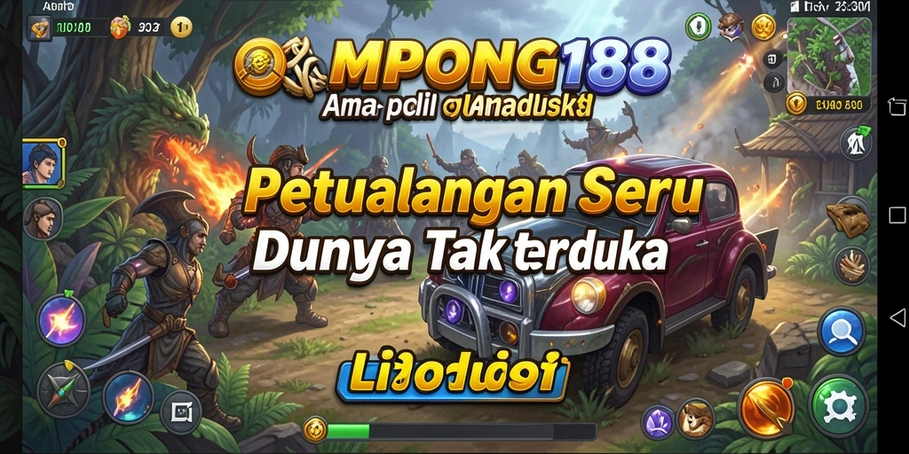 Tampilan gameplay OMPONG188 dalam misi petualangan yang mendebarkan.