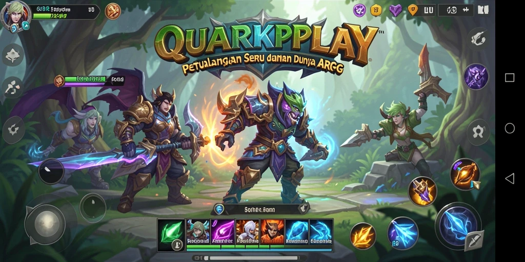 Tampilan menakjubkan dari gameplay ARPG yang mendebarkan di QUARKPLAY.