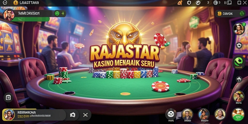 Tampilan gameplay seru di RAJASTAR dengan grafik yang memukau.