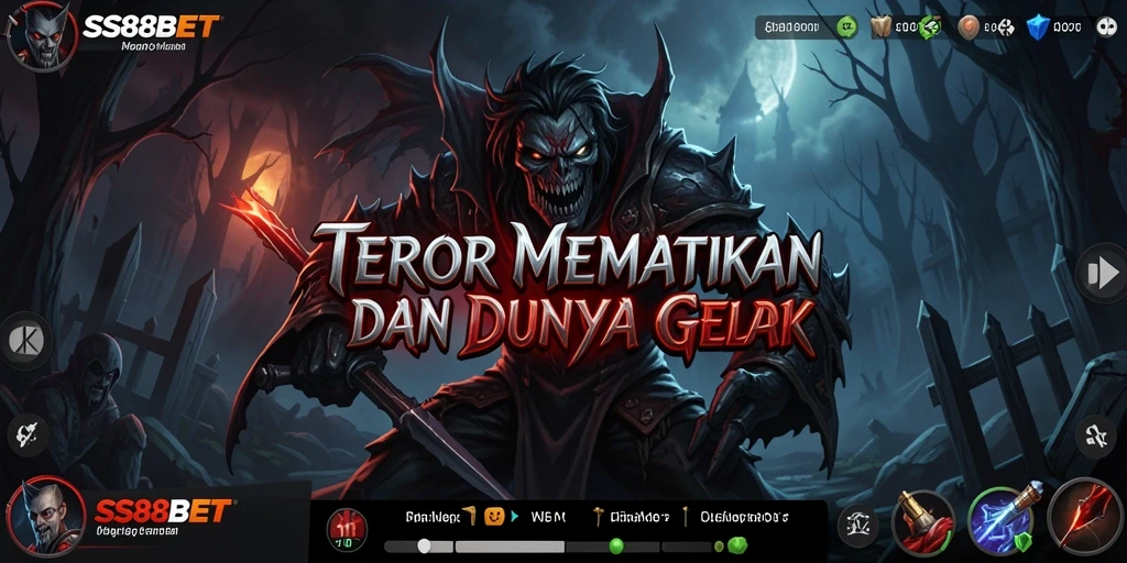 Tampak seram saat gameplay SS88BET menghadapi hantu menakutkan.