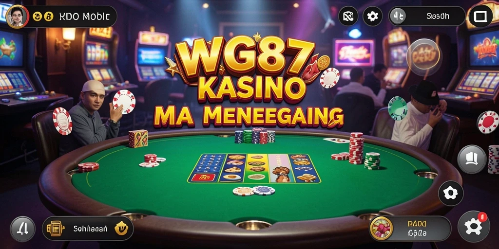 Tampilan menarik dari gameplay Kasino WG87 yang mendebarkan.