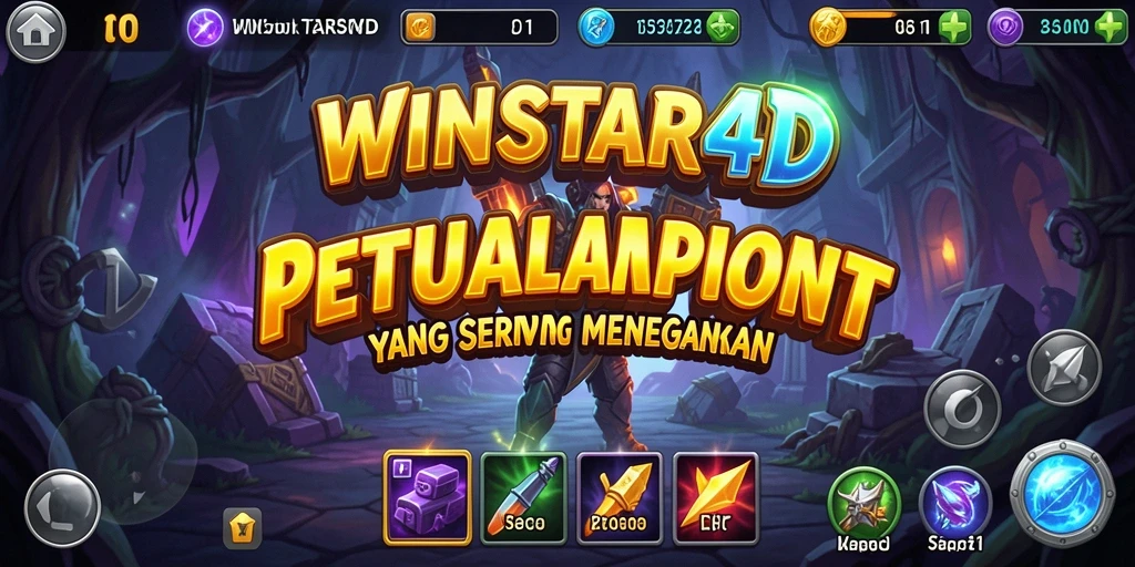 Tangkapan layar menampilkan aksi seru dalam gameplay ARPG WINSTAR4D.