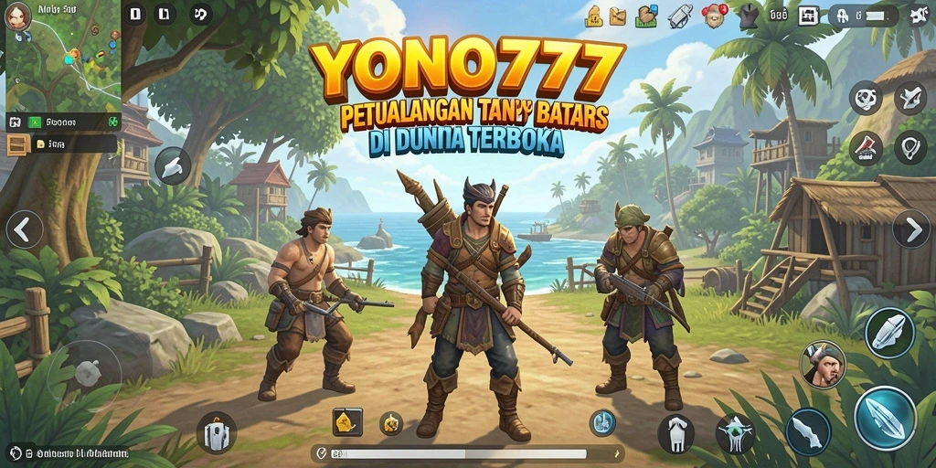 Screenshot YONO777 menampilkan petualangan imersif di dunia terbuka.